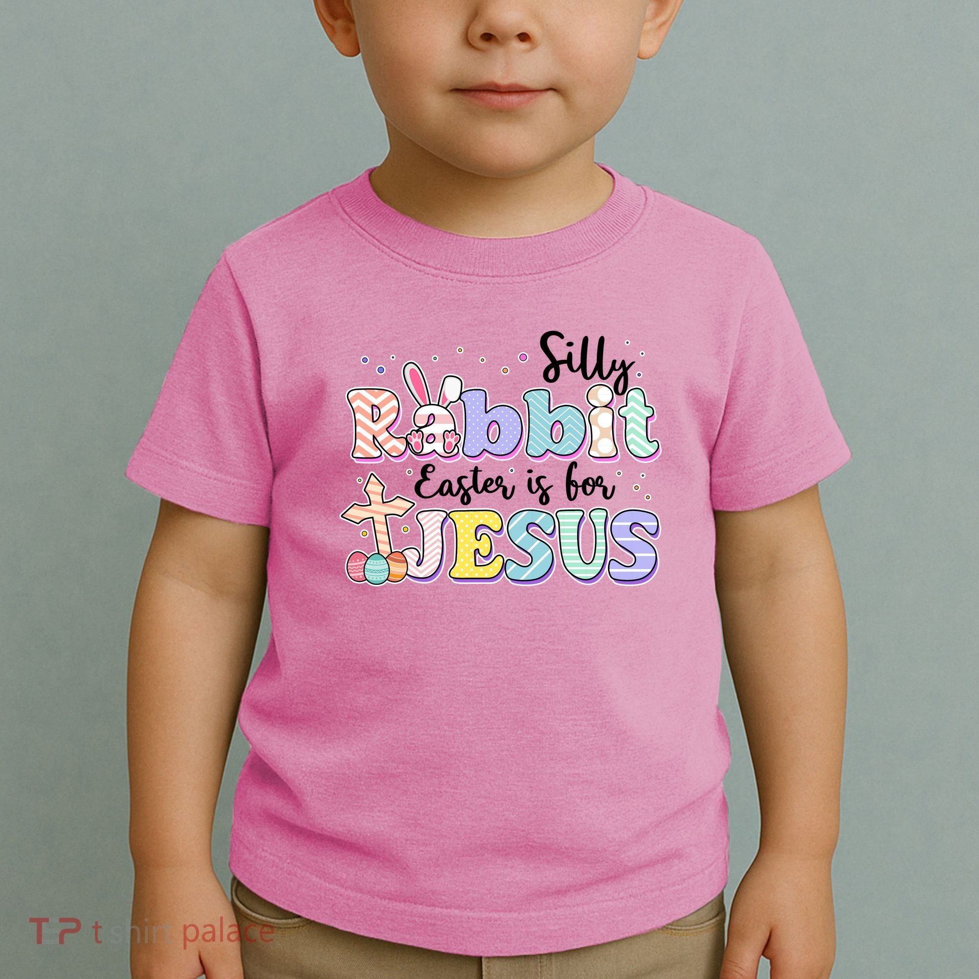Silly Rabbit Easter Is For Jesus Toddler T-Shirt