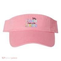 Silly Rabbit Easter Is For Jesus Visor thumb 0