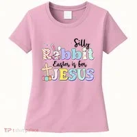 Silly Rabbit Easter Is For Jesus Women's T-Shirt thumb 0