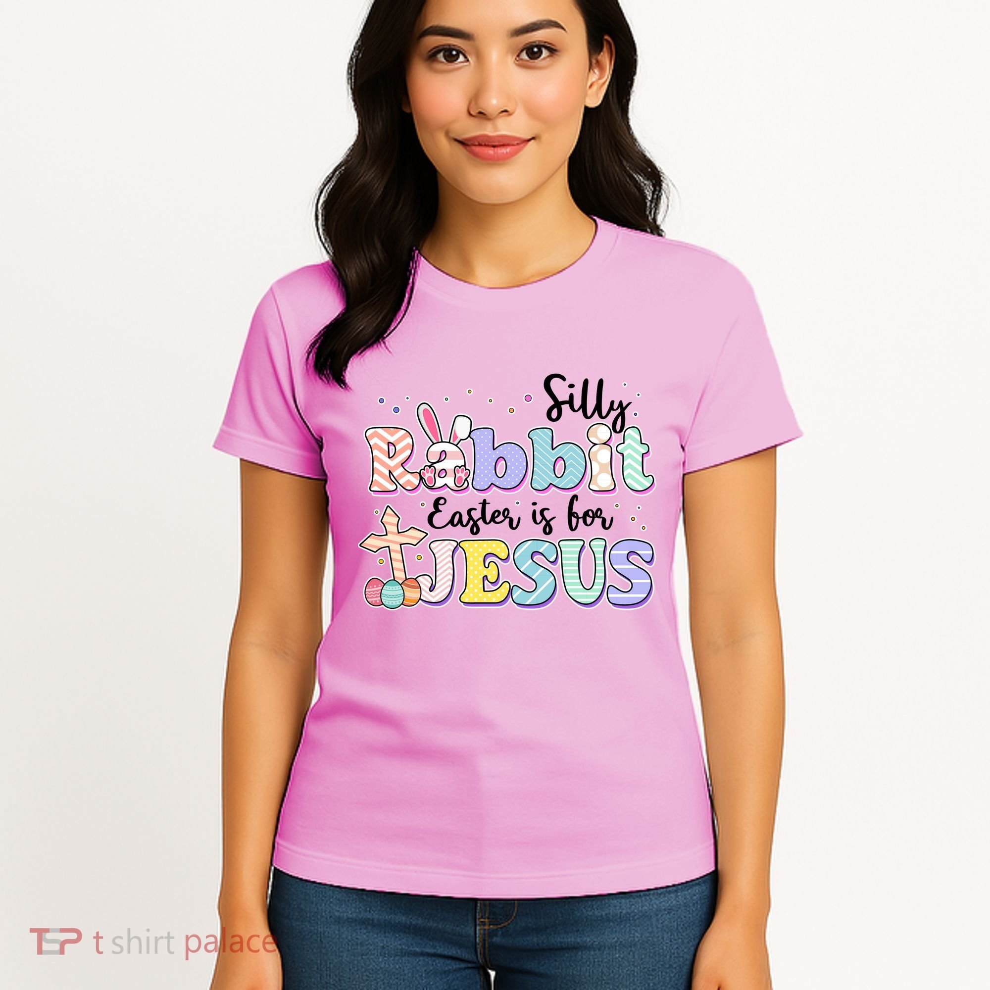 Silly Rabbit Easter Is For Jesus Women's T-Shirt