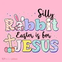 Silly Rabbit Easter Is For Jesus Women's T-Shirt thumb 6