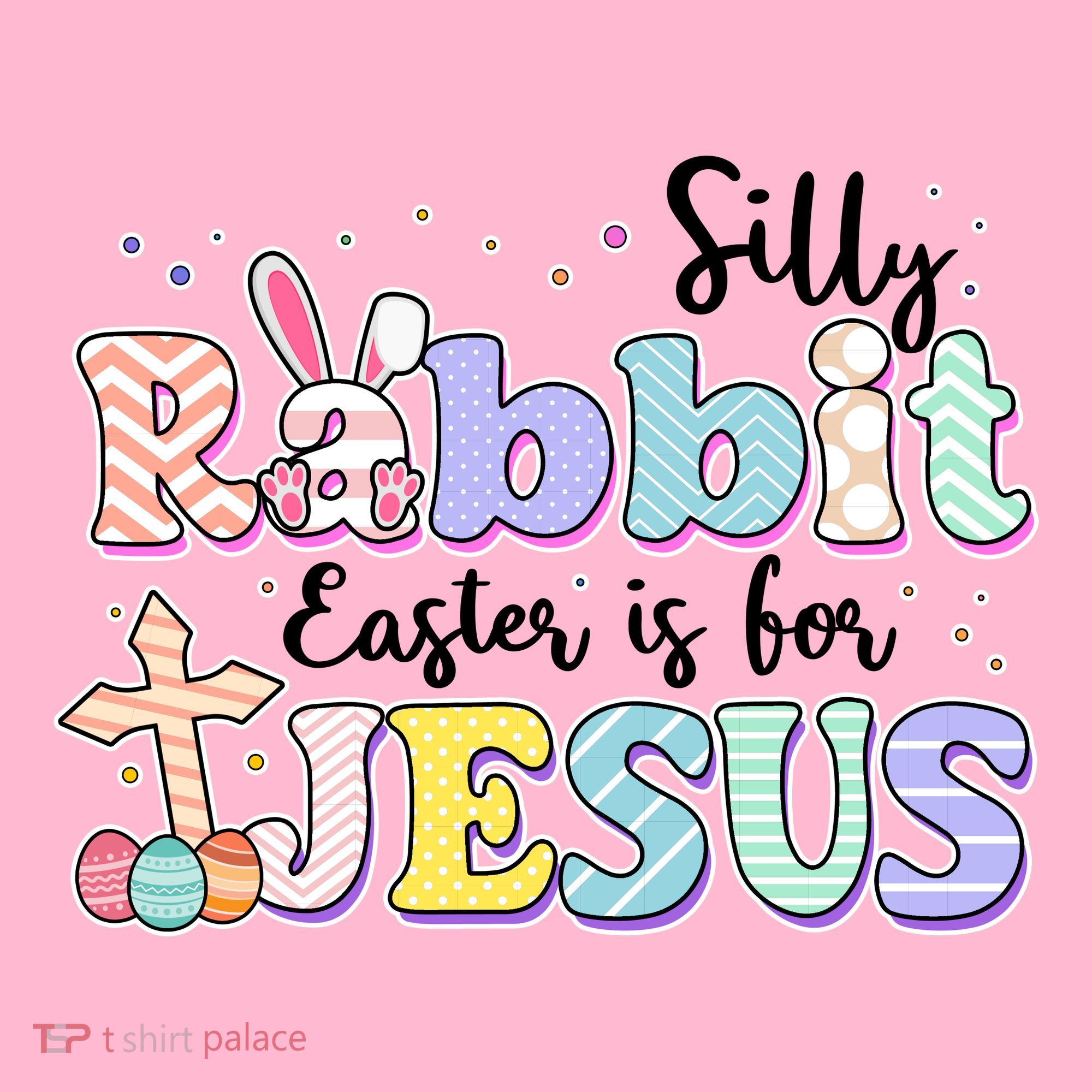 Silly Rabbit Easter Is For Jesus Kids Long Sleeve Shirt
