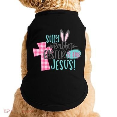Silly Rabbit Easter Is For Jesus Women Easter Doggie Tank