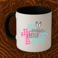 Silly Rabbit Easter Is For Jesus Women Easter Coffee Mug thumb 2