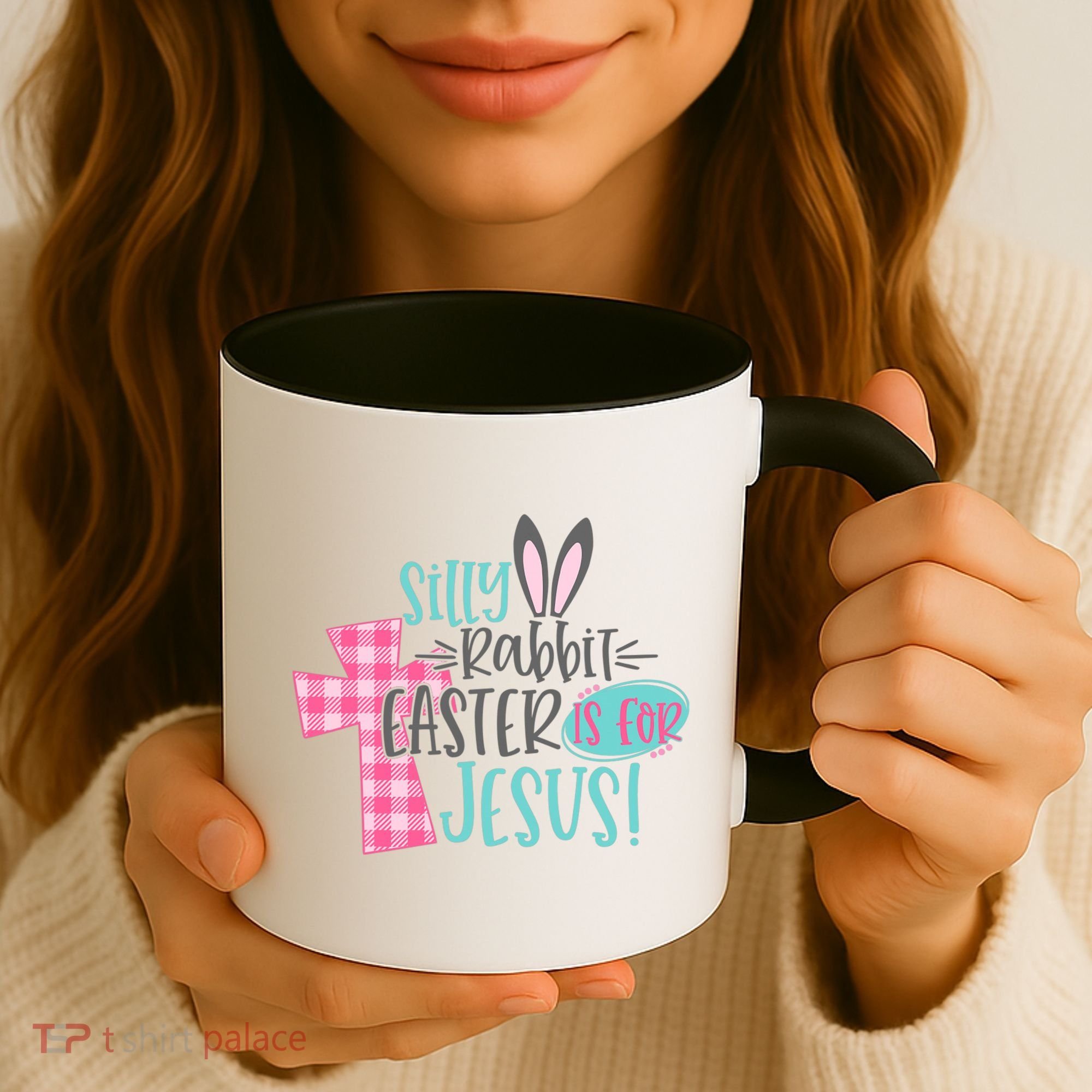 Silly Rabbit Easter Is For Jesus Women Easter Coffee Mug