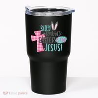 Silly Rabbit Easter Is For Jesus Women Easter Tumbler thumb 0