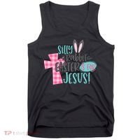 Silly Rabbit Easter Is For Jesus Women Easter Tank Top thumb 0