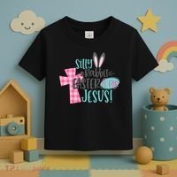 Silly Rabbit Easter Is For Jesus Women Easter Toddler T-Shirt thumb 3