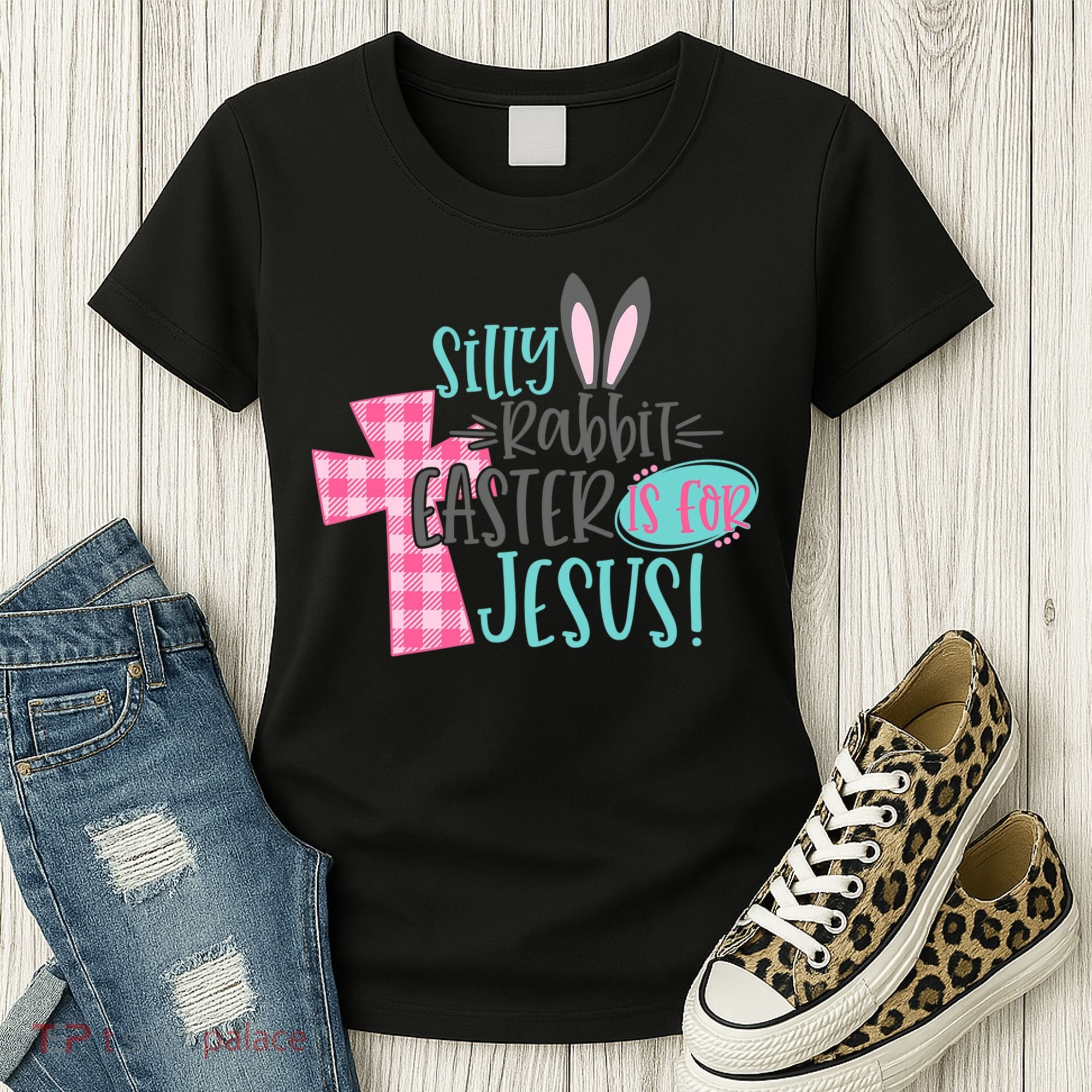 Silly Rabbit Easter Is For Jesus Women Easter Women's T-Shirt