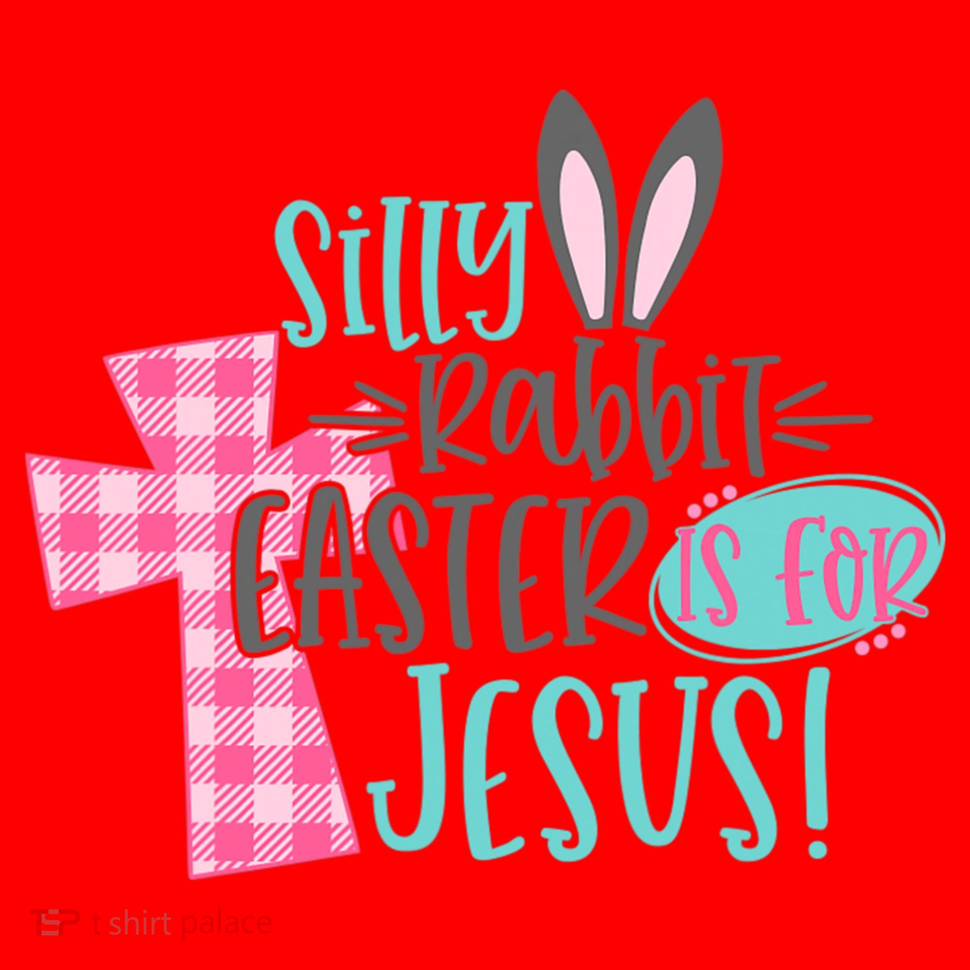 Silly Rabbit Easter Is For Jesus Women Easter Santa Hat