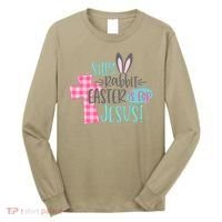 Silly Rabbit Easter Is For Jesus Women Easter Long Sleeve Shirt thumb 0