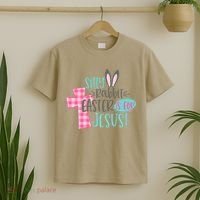 Silly Rabbit Easter Is For Jesus Women Easter T-Shirt thumb 2