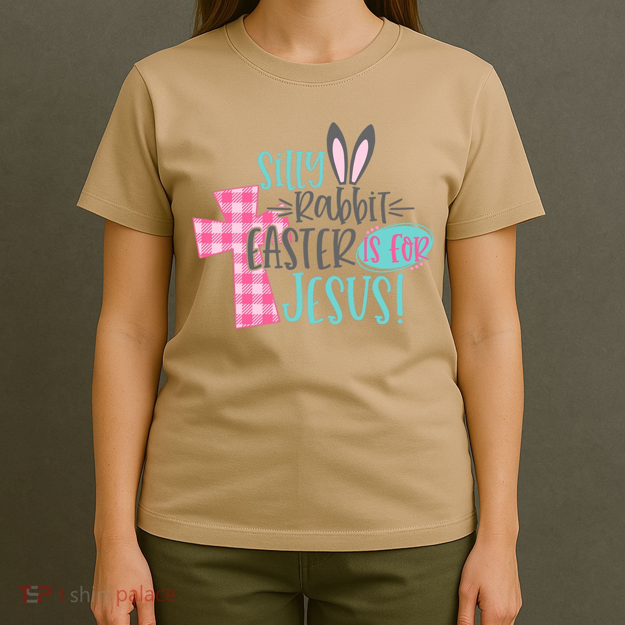 Silly Rabbit Easter Is For Jesus Women Easter T-Shirt