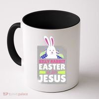 Silly Rabbit Easter Is For Jesus Funny Eggs Coffee Mug thumb 0