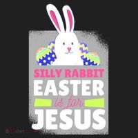 Silly Rabbit Easter Is For Jesus Funny Eggs Tumbler thumb 3