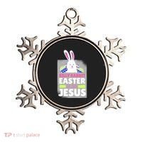 Silly Rabbit Easter Is For Jesus Funny Eggs Ornament thumb 0
