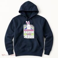 Silly Rabbit Easter Is For Jesus Funny Eggs Hoodie thumb 0