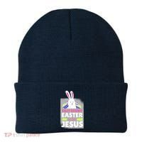 Silly Rabbit Easter Is For Jesus Funny Eggs Beanie thumb 0