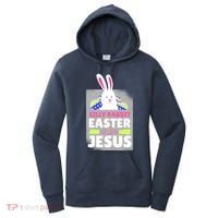 Silly Rabbit Easter Is For Jesus Funny Eggs Women's Hoodie thumb 0