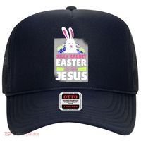 Silly Rabbit Easter Is For Jesus Funny Eggs Hat thumb 0