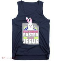 Silly Rabbit Easter Is For Jesus Funny Eggs Tank Top thumb 0