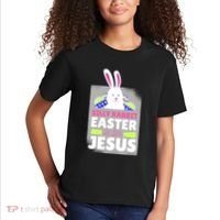 Silly Rabbit Easter Is For Jesus Funny Eggs Kids T-Shirt thumb 2