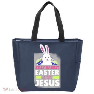 Silly Rabbit Easter Is For Jesus Funny Eggs Tote Bag