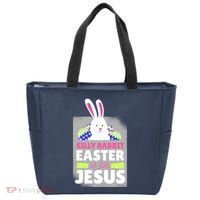 Silly Rabbit Easter Is For Jesus Funny Eggs Tote Bag thumb 0