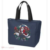 Santa Riding Eagle Usa Flag Christmas Tote Bag thumb 3
