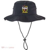 Silly Rabbit Easter Is For Jesus Funny Easter Bucket Hat thumb 0