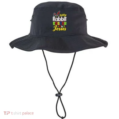 Silly Rabbit Easter Is For Jesus Funny Easter Bucket Hat