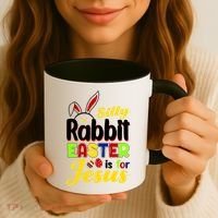 Silly Rabbit Easter Is For Jesus Funny Easter Coffee Mug thumb 3
