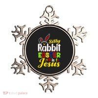 Silly Rabbit Easter Is For Jesus Funny Easter Ornament thumb 0