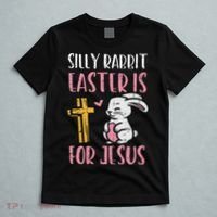 Silly Rabbit Easter Is For Jesus Religious Christian T-Shirt thumb 5