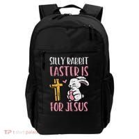 Silly Rabbit Easter Is For Jesus Religious Christian Backpack thumb 0