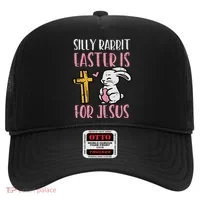 Silly Rabbit Easter Is For Jesus Religious Christian Hat thumb 0