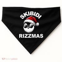 Skibidi Rizzmas Funny Christmas Penguin USA-Made Doggie Bandana thumb 0