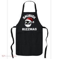 Skibidi Rizzmas Funny Christmas Penguin Apron thumb 0