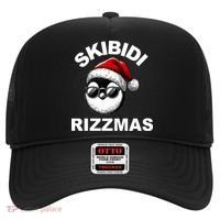 Skibidi Rizzmas Funny Christmas Penguin Hat thumb 0