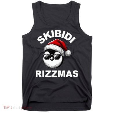 Skibidi Rizzmas Funny Christmas Penguin Tank Top