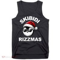 Skibidi Rizzmas Funny Christmas Penguin Tank Top thumb 0
