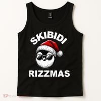 Skibidi Rizzmas Funny Christmas Penguin Tank Top thumb 2