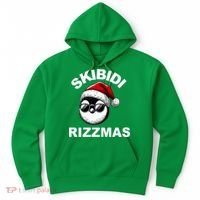 Skibidi Rizzmas Funny Christmas Penguin Hoodie thumb 0