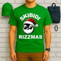 Skibidi Rizzmas Funny Christmas Penguin T-Shirt thumb 6