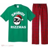 Skibidi Rizzmas Funny Christmas Penguin Pajama Set thumb 0