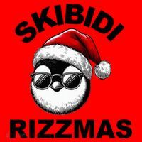 Skibidi Rizzmas Funny Christmas Penguin Santa Hat thumb 1