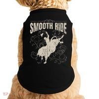 Smooth Ride Funny Rodeo Cool Bull Rider Cowboy Gift Doggie Tank thumb 0