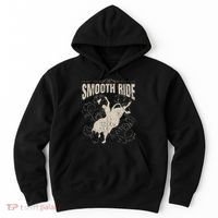Smooth Ride Funny Rodeo Cool Bull Rider Cowboy Gift Hoodie thumb 0