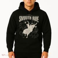 Smooth Ride Funny Rodeo Cool Bull Rider Cowboy Gift Hoodie thumb 2