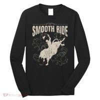 Smooth Ride Funny Rodeo Cool Bull Rider Cowboy Gift Long Sleeve Shirt thumb 0